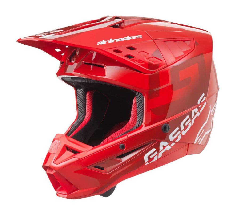 GasGas S-M 5 Motocross Helmet Red