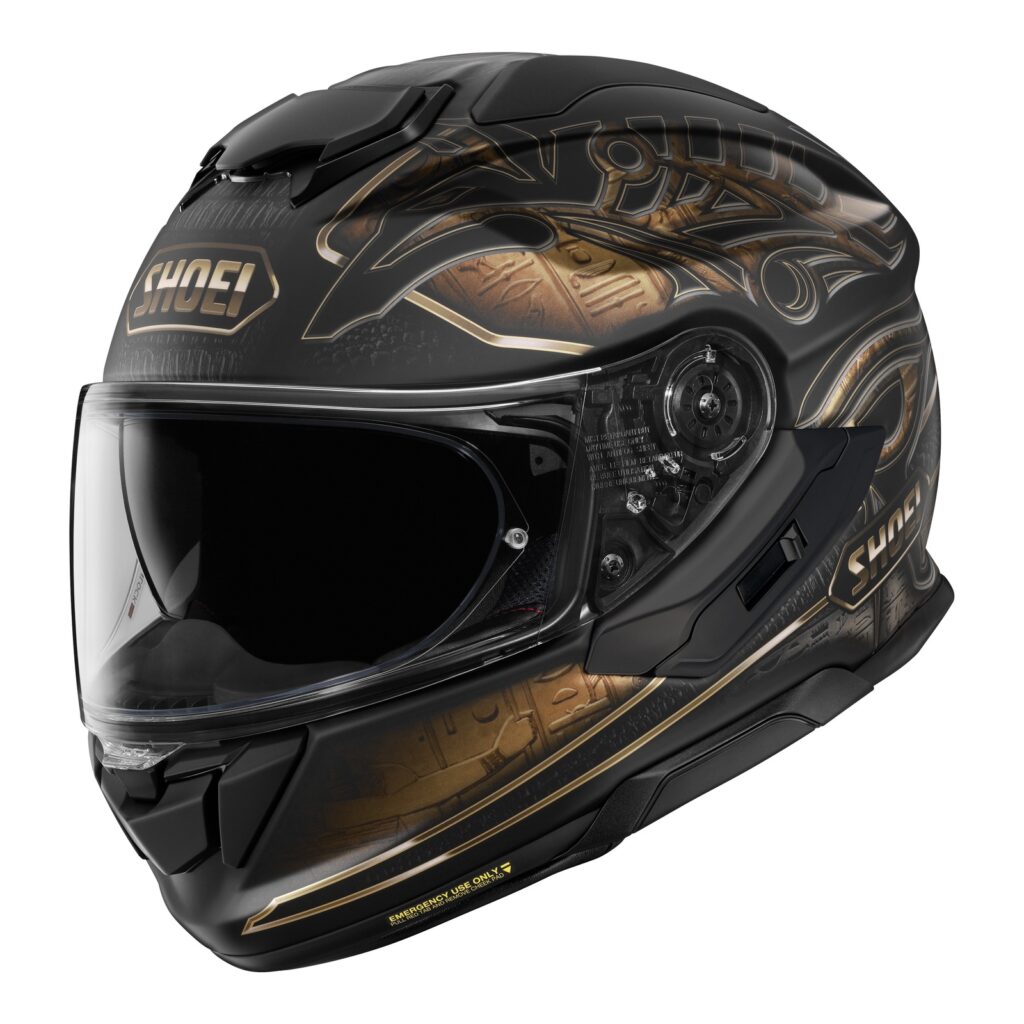 Shoei GT-Air 3 Nile TC-9 Road Helmet Black / Brown / Gold