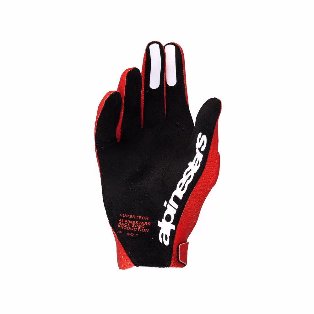 Alpinestars Supertech Motocross Gloves Fire Red/Black/White