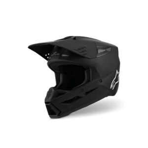 Alpinestars S-M3 Motocross Helmet Matte Black - Image 1