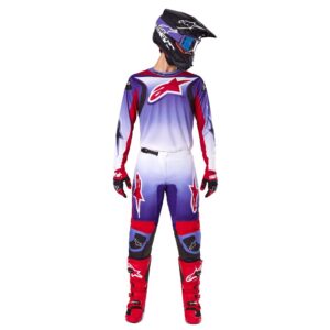 Alpinestars Fluid Wurx Motocross Jersey Purple/Bright Red - Image 3