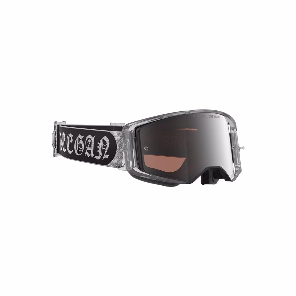 Alpinestars DNGR38 Supertech Motocross Goggle Silver/Black