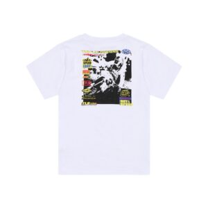 Troy Lee Designs Overlord Tee Youth White - Image 2