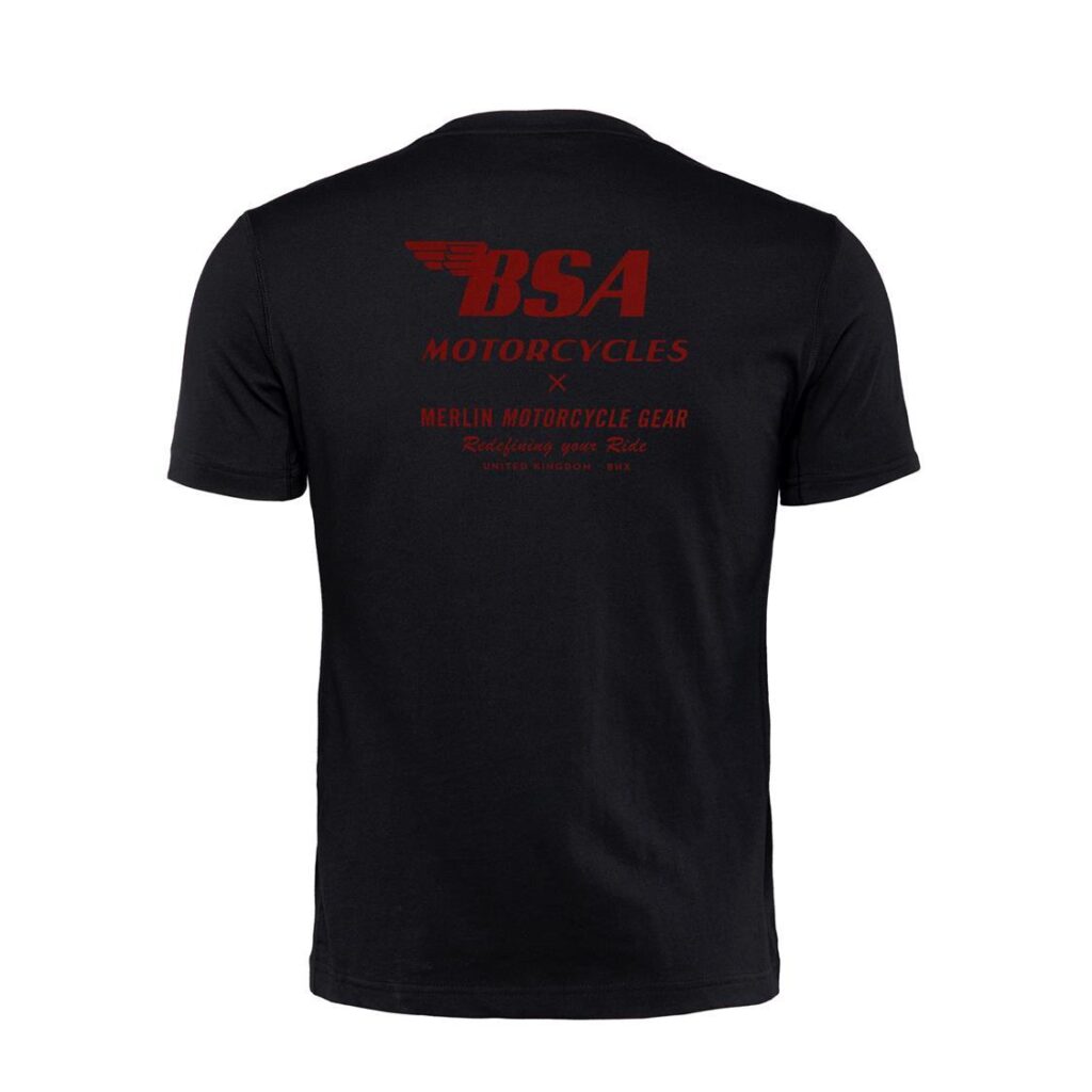 BSA Birmingham Tee Shirt Black/Red