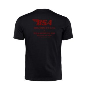 BSA Birmingham Tee Shirt Black/Red - Image 2