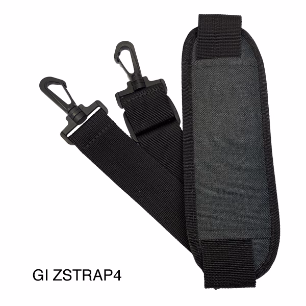 SHOULDER STRAP SOFT LUGGAGE - L: 76-135 CM - W: 3.8 CM - GREY PAD