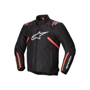 Alpinestars T-SPS v2 Waterproof Road Jacket Black/White/Red Fluoro - Image 1