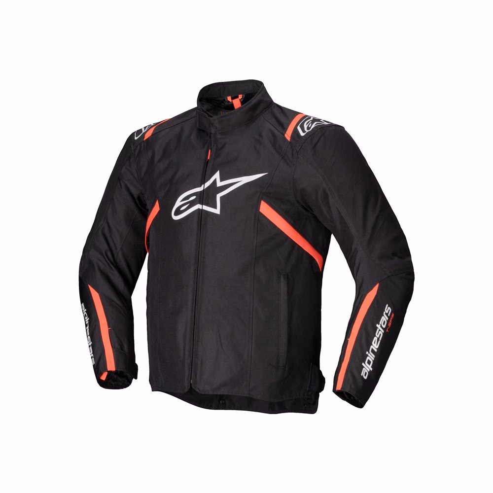 Alpinestars T-SPS v2 Waterproof Road Jacket Black/White/Red Fluoro