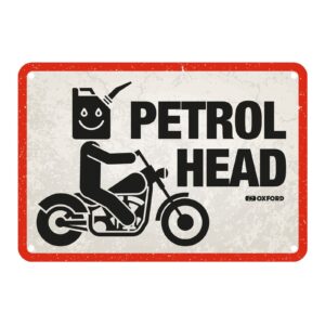 Oxford Garage Metal Sign: "Petrol Head" - Image 1