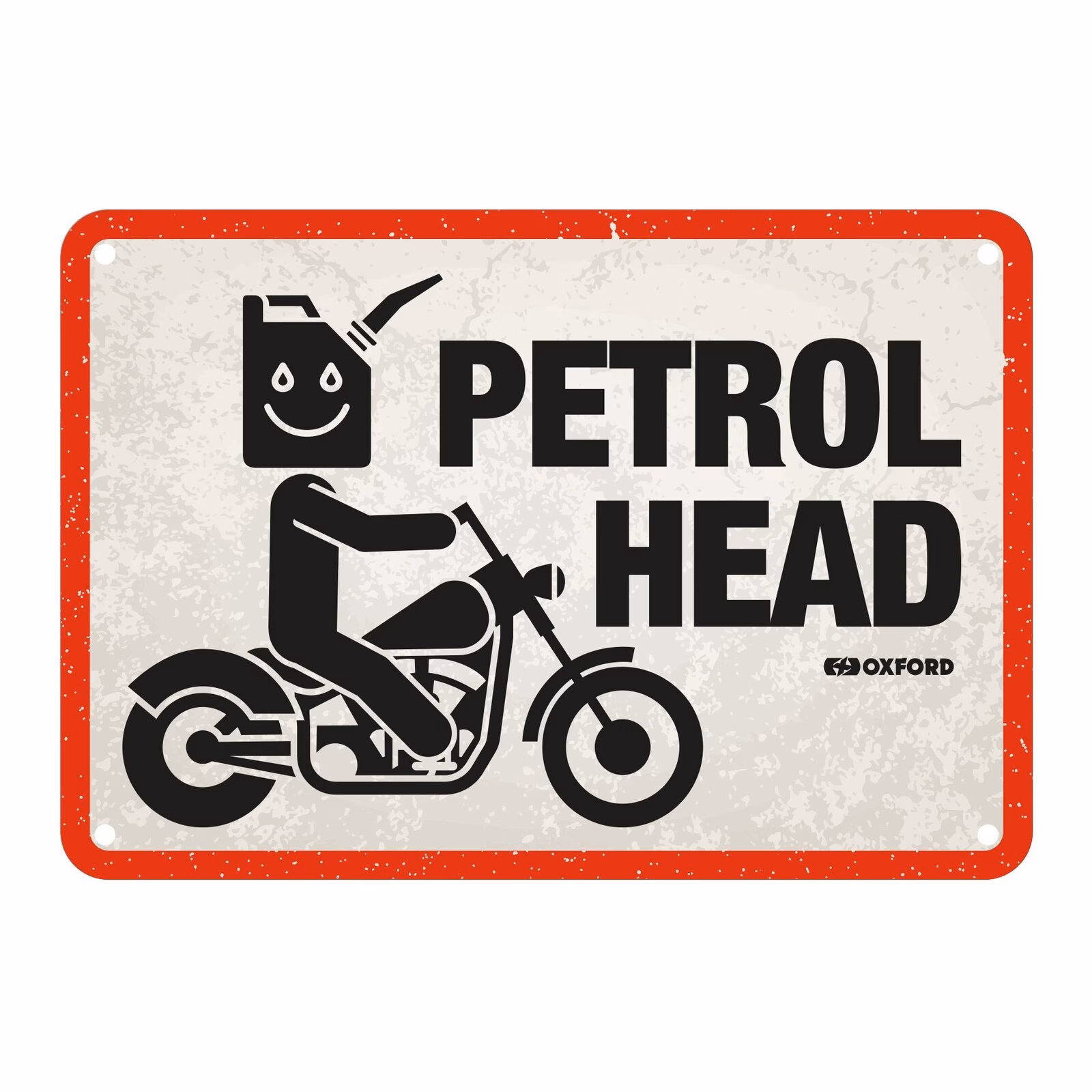 Oxford Garage Metal Sign: "Petrol Head" - Image 1