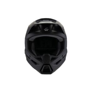 Alpinestars S-M3 Motocross Helmet Youth Solid Black Matte - Image 3