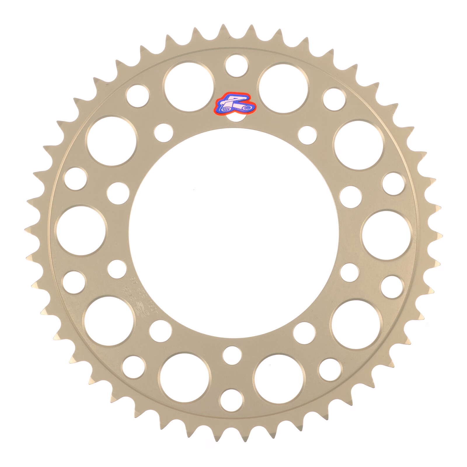 Renthal Sprocket Rear Silver 46t Alloy 7075 T6 Grooved Suzuki - Image 1
