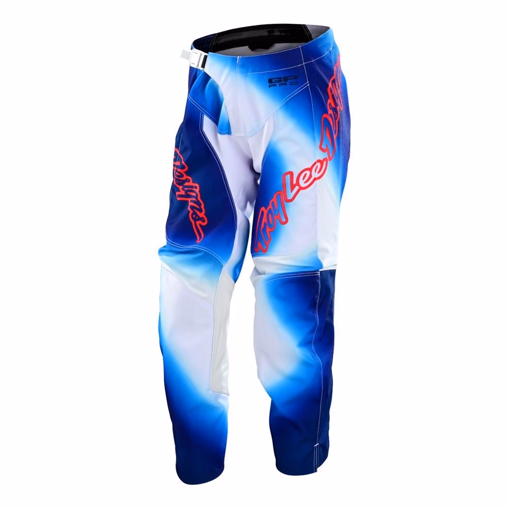 Troy Lee Designs GP Pro Lucid Motocross Pants Youth White / Blue