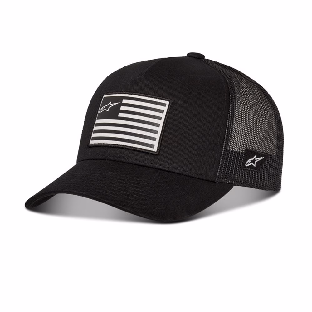 Alpinestars Flag Snapback Hat Black/Black