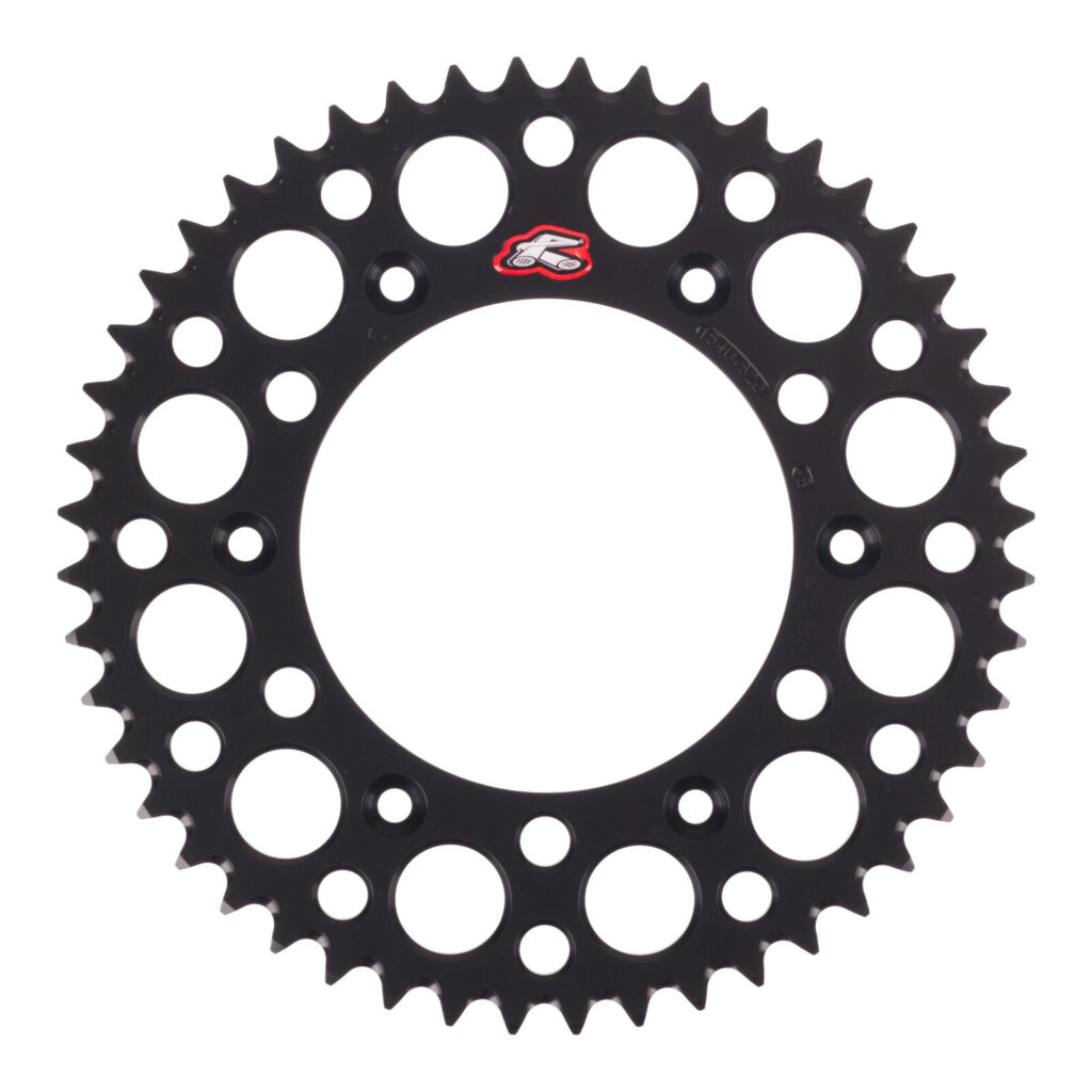 Renthal Sprocket Rear Black 48T Alloy 7075 T6 Grooved