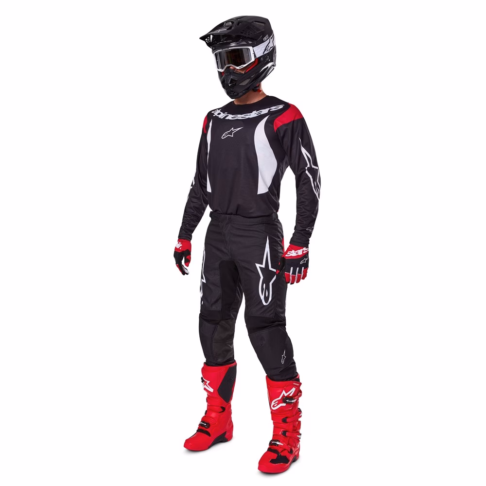 Alpinestars Fluid Haul Motocross Jersey Black/White