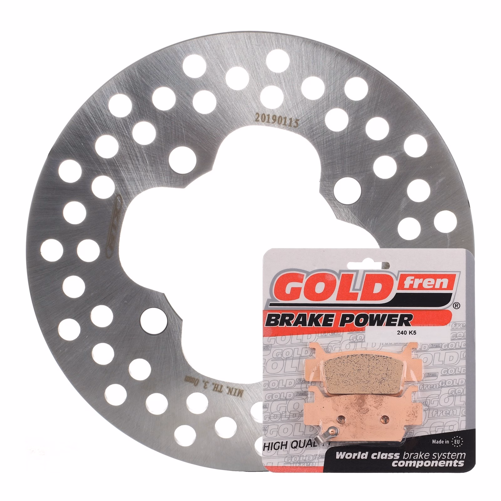 Brake Disc & Pad Front Kit - Honda TRX500FM '05-'11 - Image 1