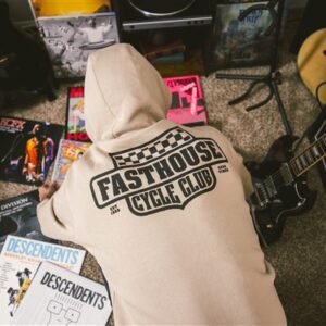 Fasthouse Krest Hooded Pullover Sand - Image 7