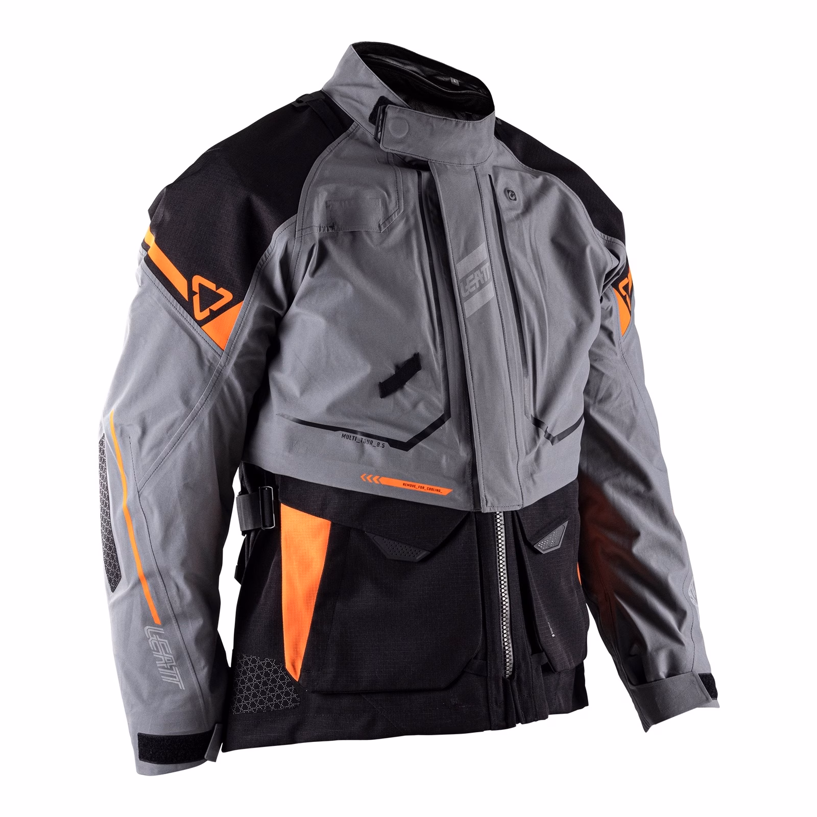 Leatt 8.5 ADV Multitour Adventure Jacket Iron/Grey - Image 1