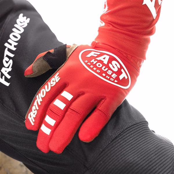 Fasthouse Speed Style Ramble Motocross Gloves Red