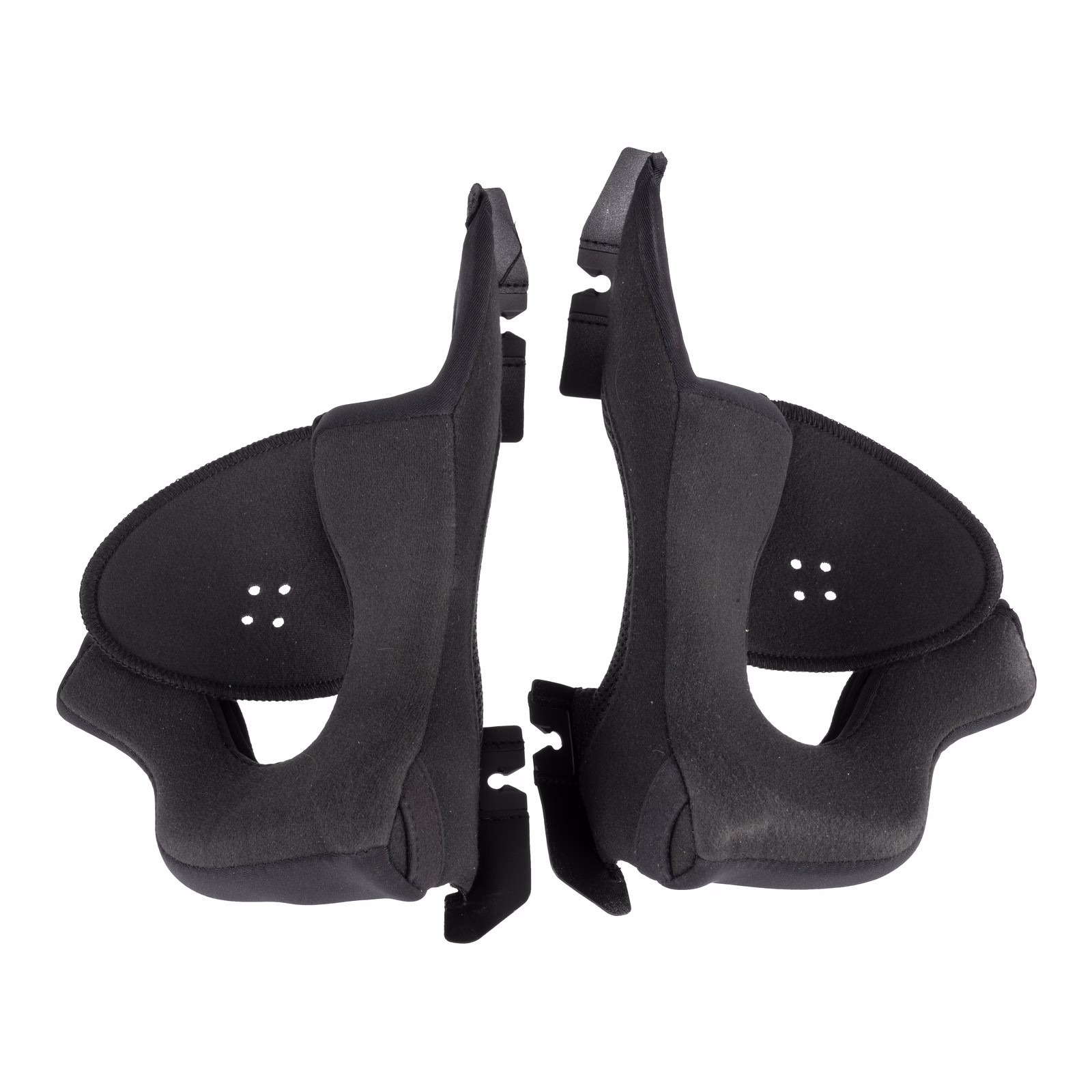 LS2 COZ Cheek Pad Set - Black (XS–S) - Image 1