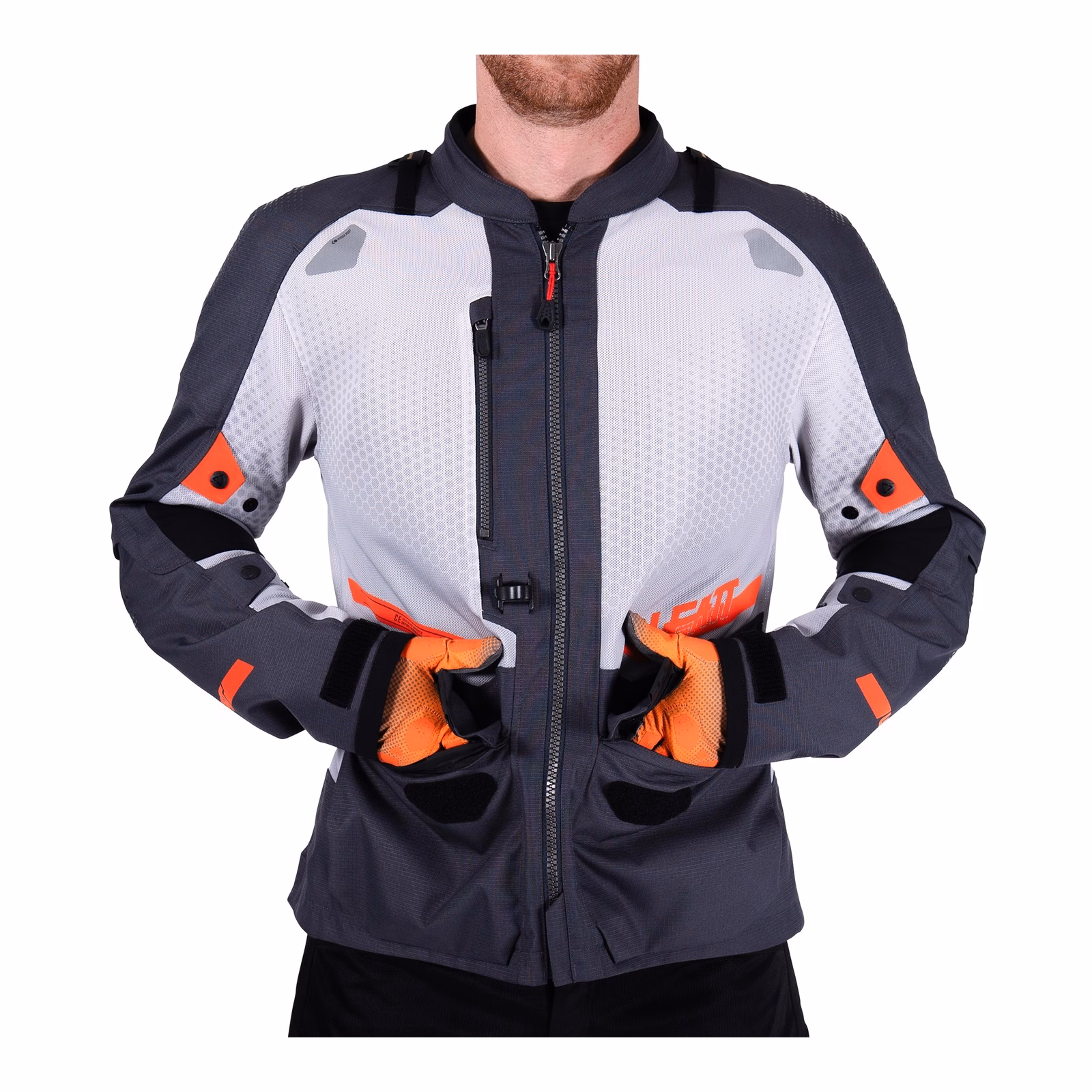 Leatt 5.5 ADV FlowTour Adventure Jacket Iron - Image 7