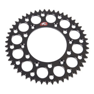 Renthal Sprocket Rear Black 51T Alloy 7075 T6 Grooved - Image 2