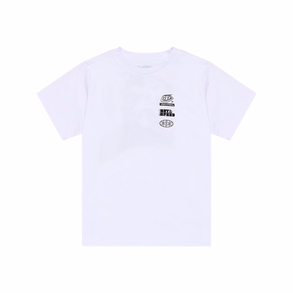 Troy Lee Designs Overlord Tee Youth White