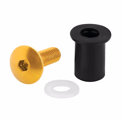 LAMPA SCREEN FIT-KITS, RUBBER NUT KITS WITH SCREW AND WASHERS (5 MA) - 10 PCS - GOLD