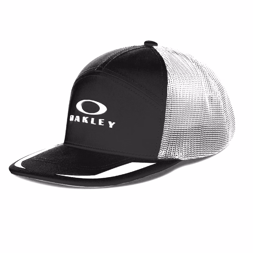 Oakley Podium Trucker Hat Black/White - Image 1