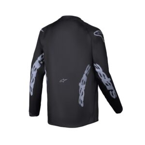 Fasthouse Youth Racer Graphite Motocross Jersey Black/Gray - Image 2