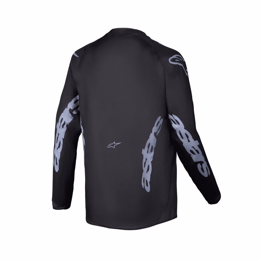 Fasthouse Youth Racer Graphite Motocross Jersey Black/Gray