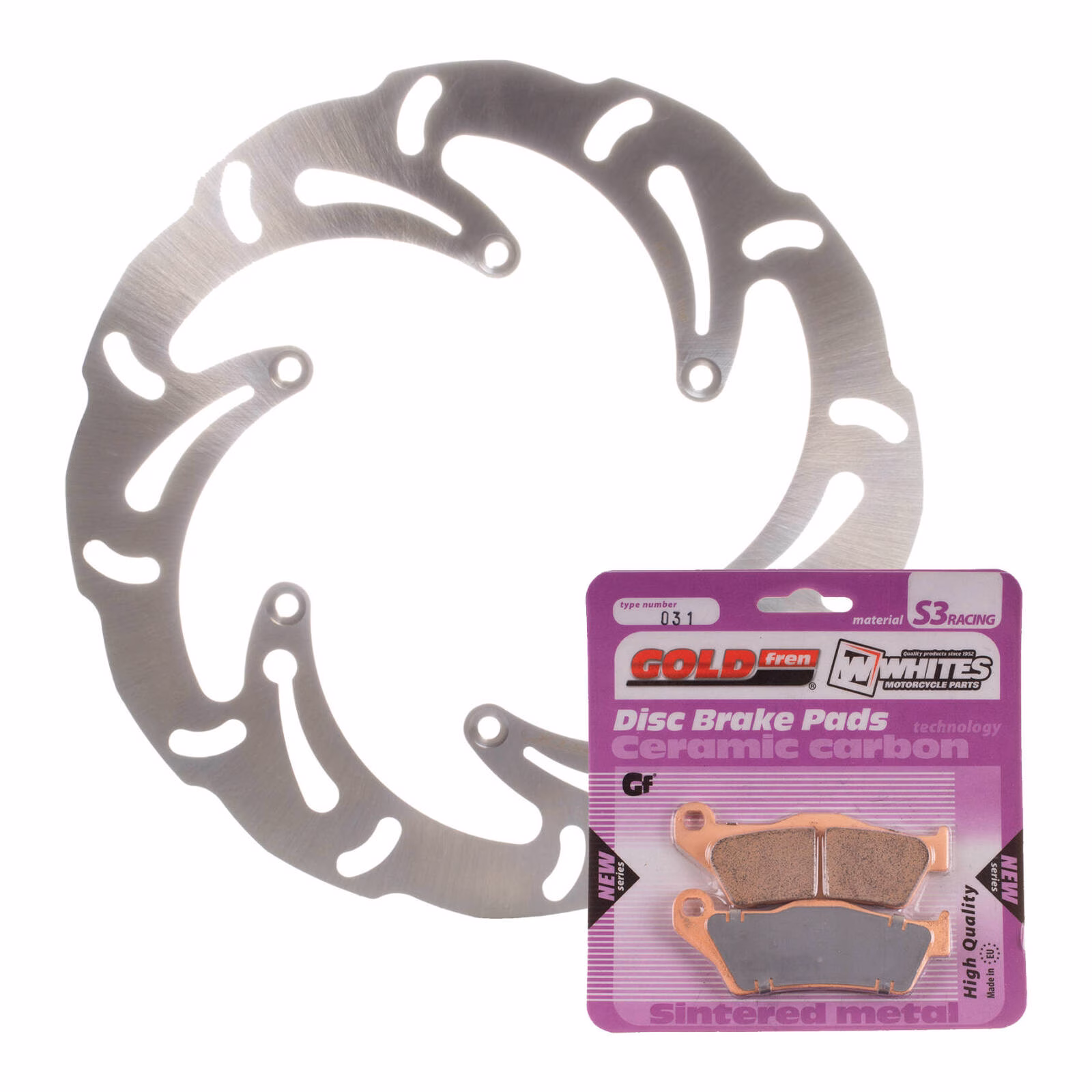 Brake Disc & Pad Front Kit - KTM 250 SX-F '05-'06 - Wave - Image 1