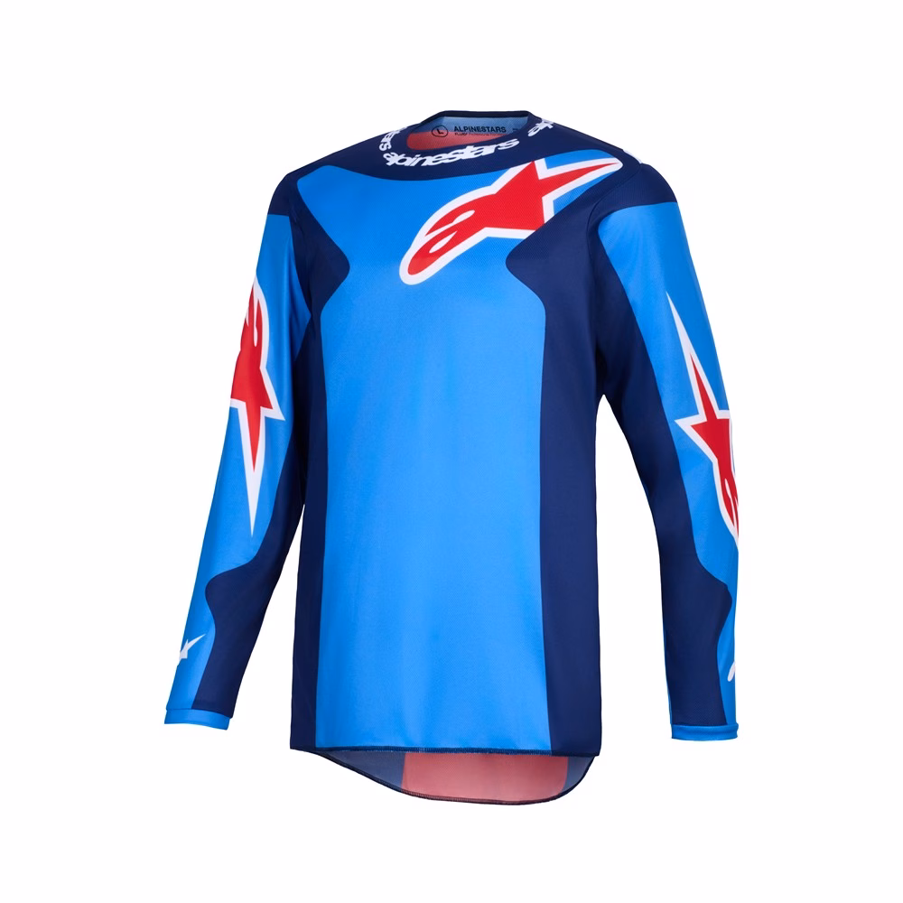 Alpinestars Fluid Grid Motocross Jersey Blue/Red