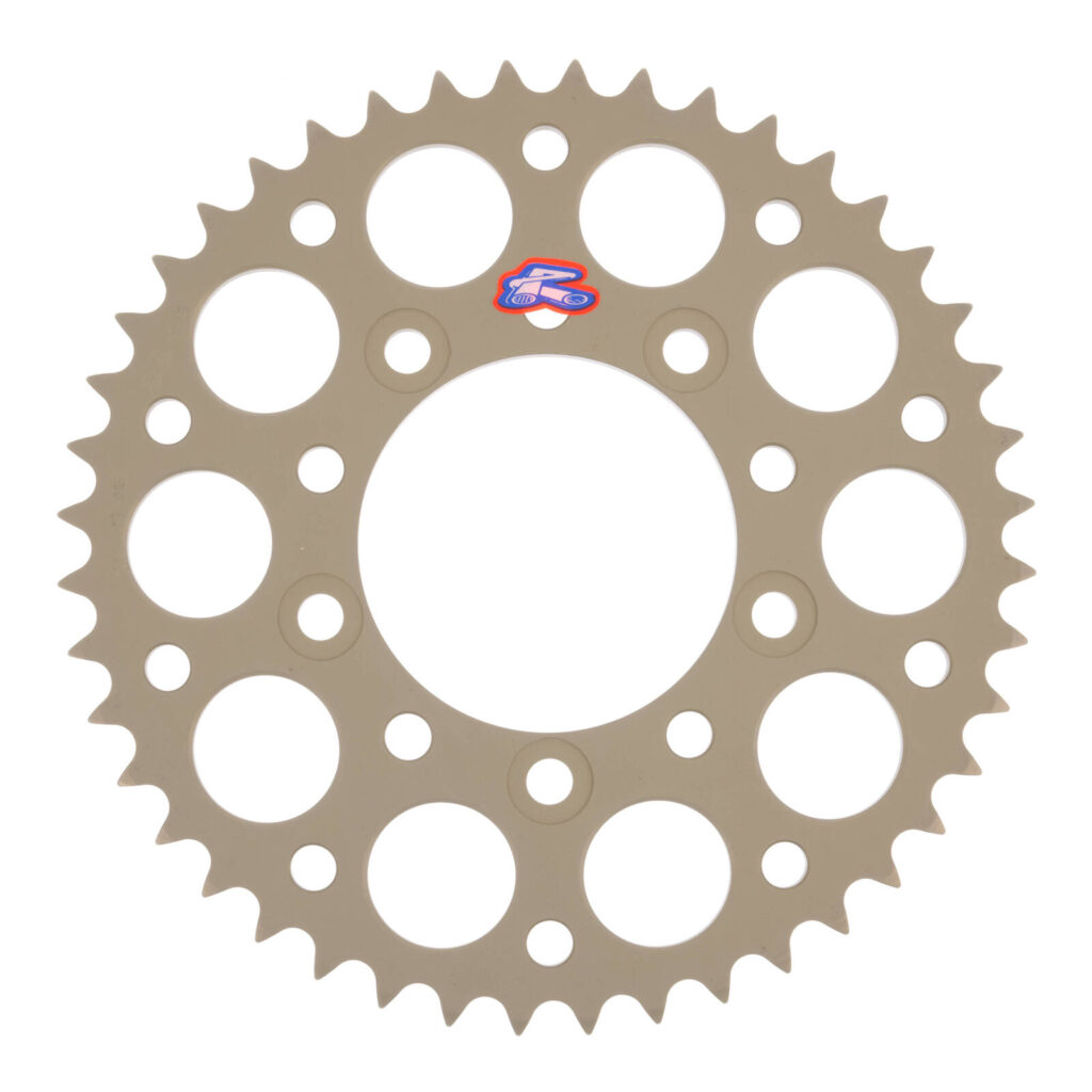 Renthal Sprocket Rear Silver 44T Alloy 7075 T6 Grooved Suzuki