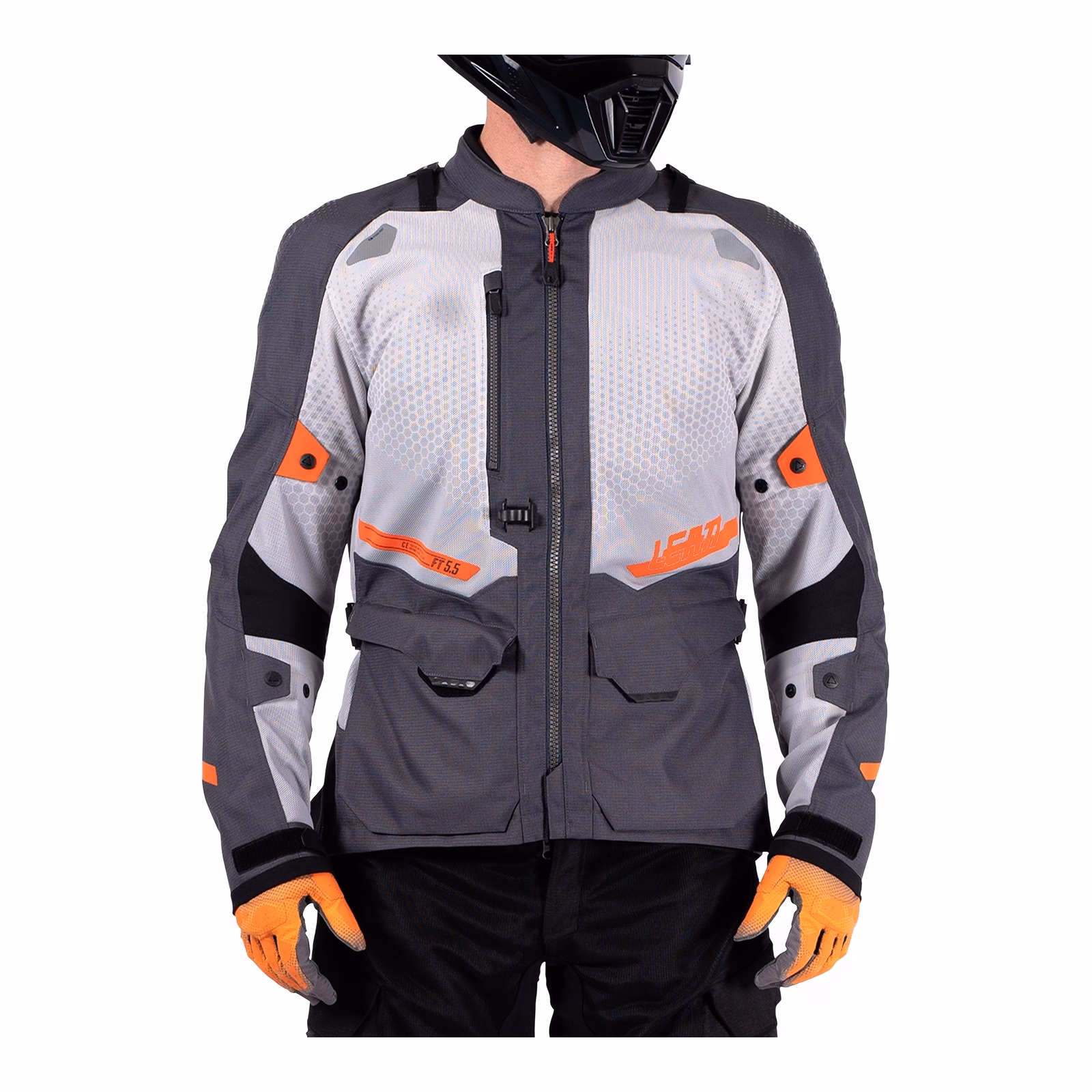 Leatt 5.5 ADV FlowTour Adventure Jacket Iron - Image 3