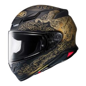 Shoei NXR2 Fearless Road Helmet TC-5 Black/Gold - Image 1