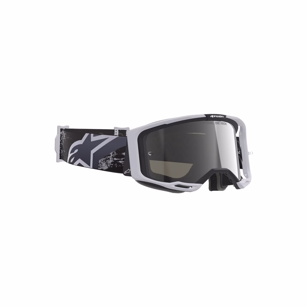 Alpinestars Vision 8 Lahnd Goggle Iron Camo - Mirror Silver Lens