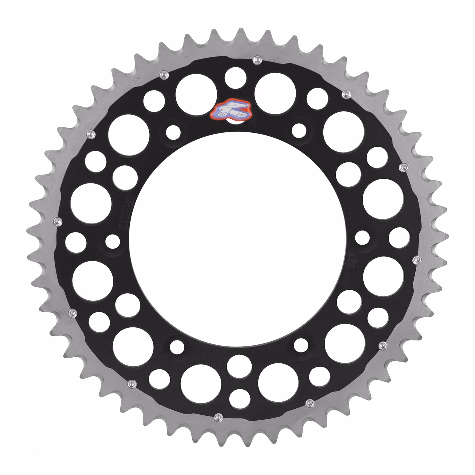 Renthal Sprocket Twinring Black 50T Bi-metal Grooved Packed - Image 1