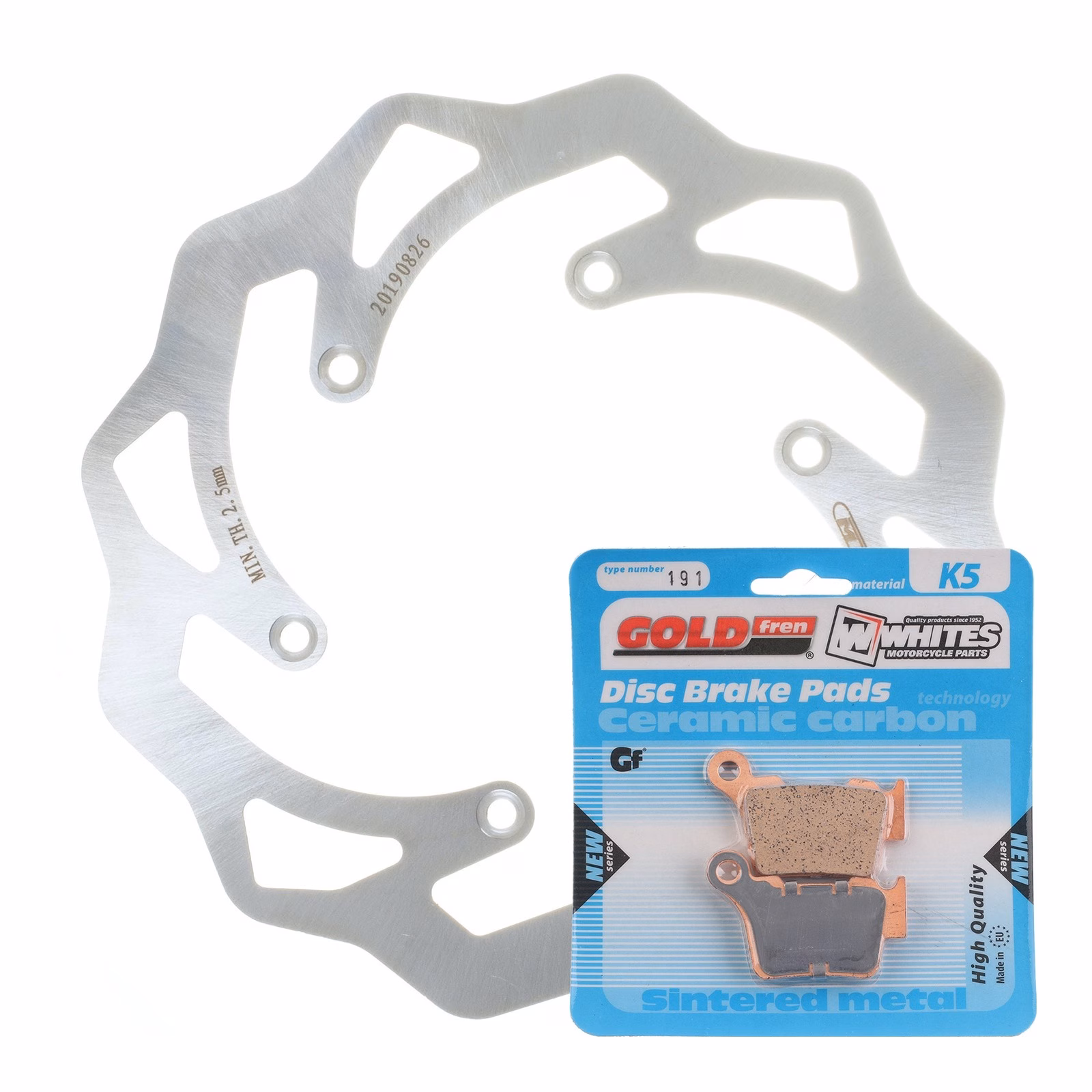 Brake Disc & Pad Rear Kit - KTM 450 SX-F '07-'24 - Wave - Image 1