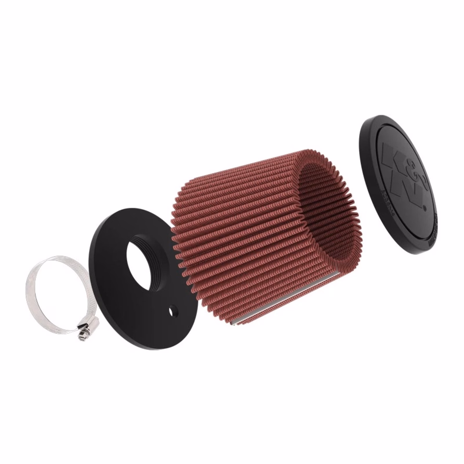 K&N Filter Universal - Chrome, 60mm Flange - Image 4