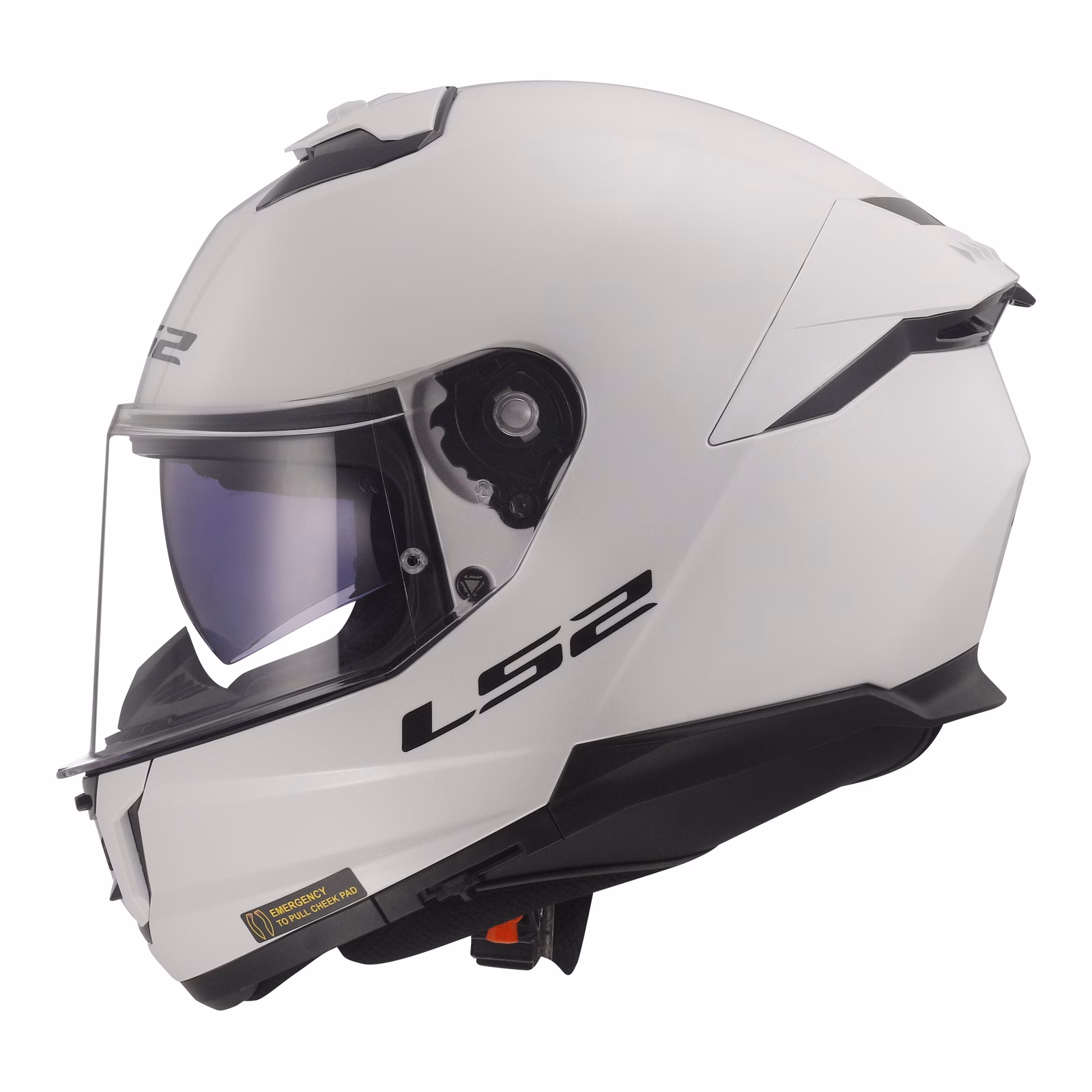 LS2 FF808 Stream II Road Helmet White - Image 7