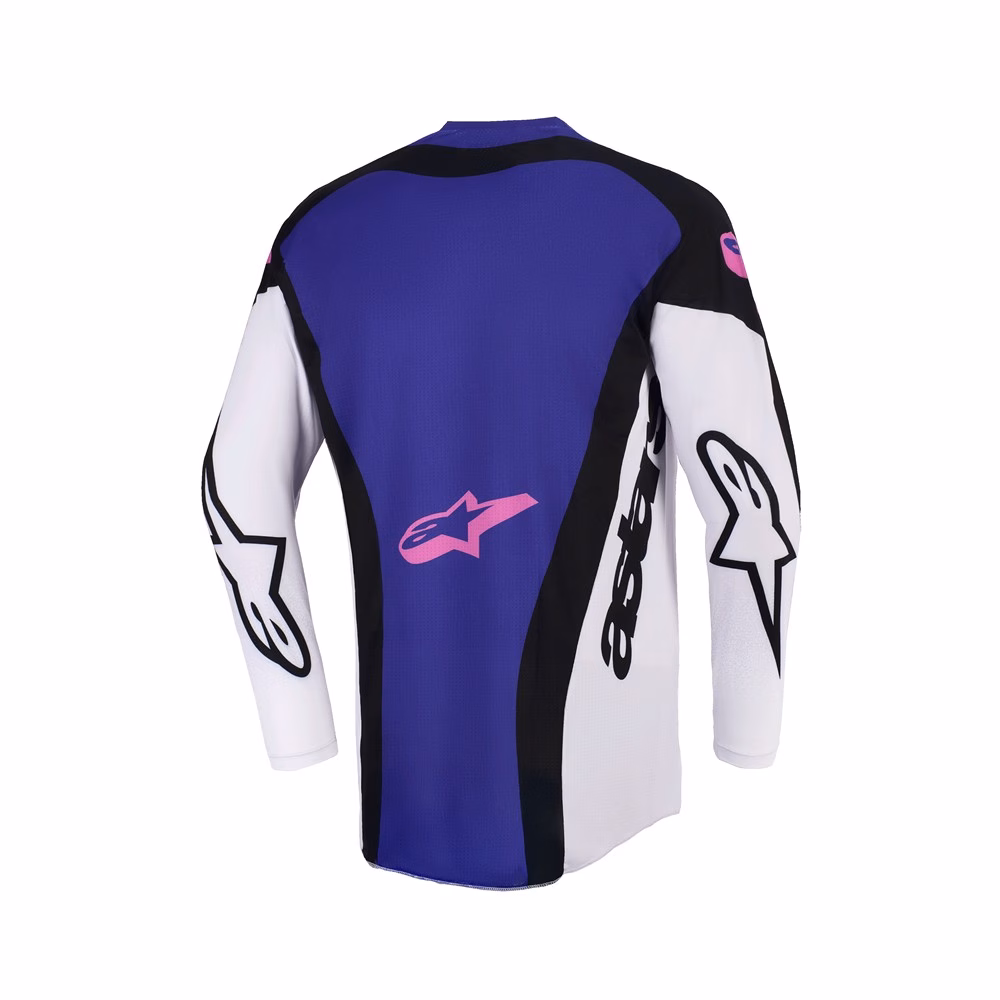 Alpinestars Techstar Knif Motocross Jersey Black/Light Gray/Purple