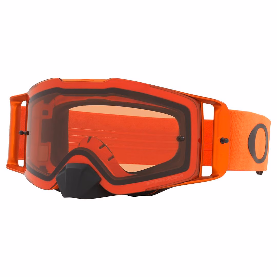 Oakley Front Line Motocross Goggles Moto Orange w/ PRIZM MX Bronze - Image 1