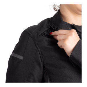 Oxford Valencia 3.0 Waterproof Dry2Dry Women's Textile Road Jacket - Black - Image 10