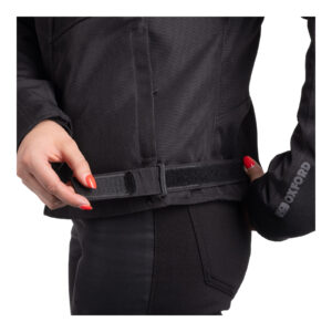 Oxford Valencia 3.0 Waterproof Dry2Dry Women's Textile Road Jacket - Black - Image 12