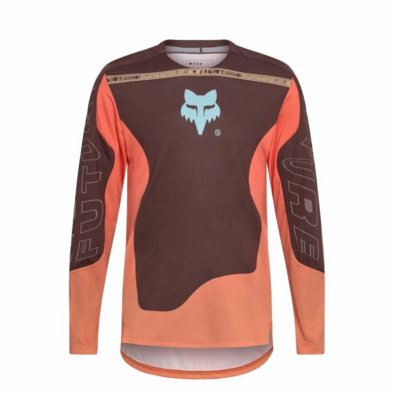 Fox Flexair LS Jersey Elevated Cocoa Brown