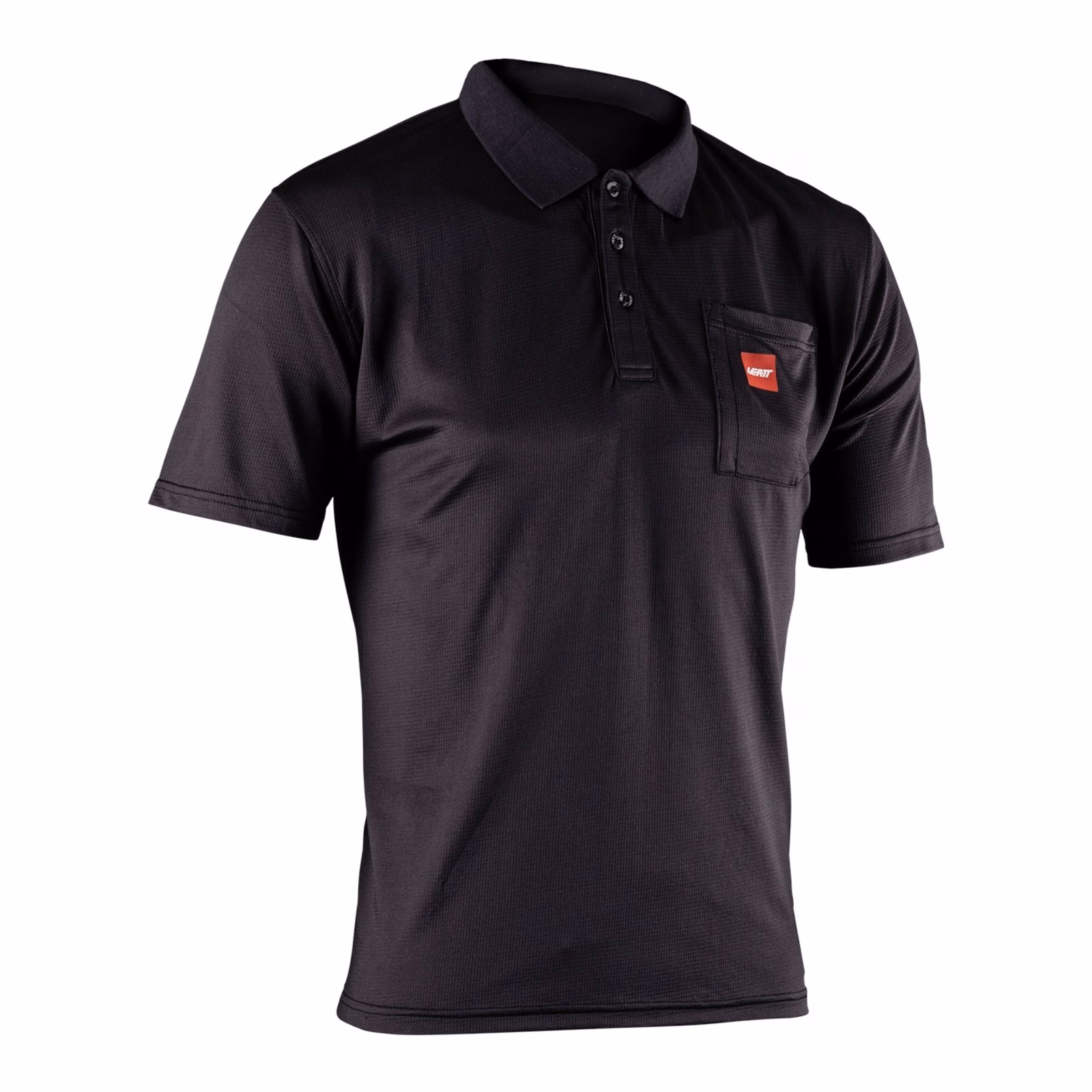 Leatt Team Polo Shirt (Short) - Black - Image 1