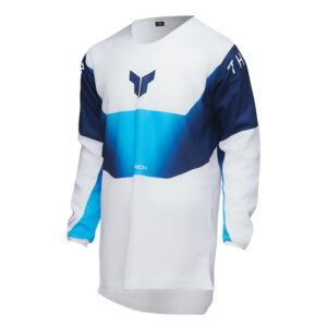 Thor Launch Storm Motocross Jersey Youth White - Image 2