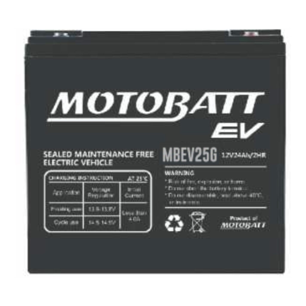 Motobatt EV Battery (4pcs / Ctn) MBEV25G